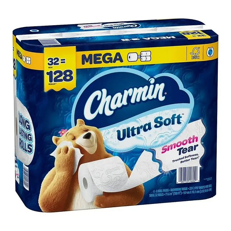 Charmin Ultra Soft Toilet Paper Jumbo Rolls
